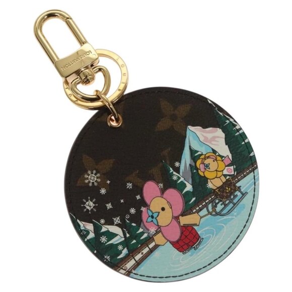 LOUIS VUITTON Monogram Vivienne Illustre Charm Gold - Picture 1 of 6